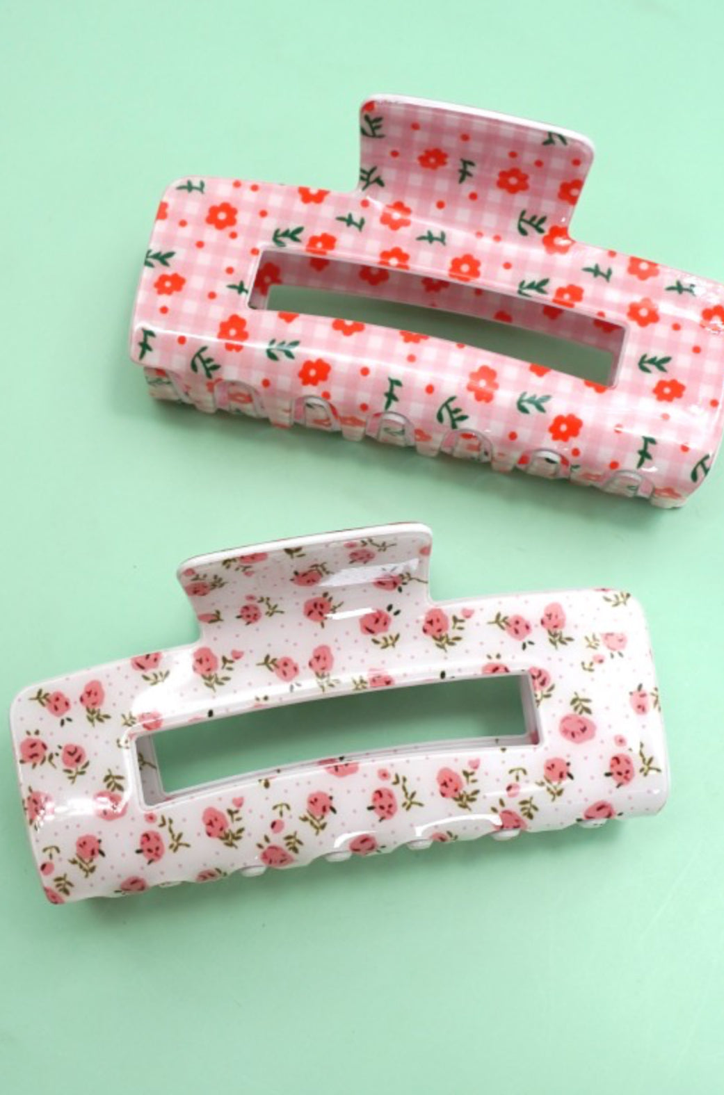 FLORAL DAISY ROSE CLIPS