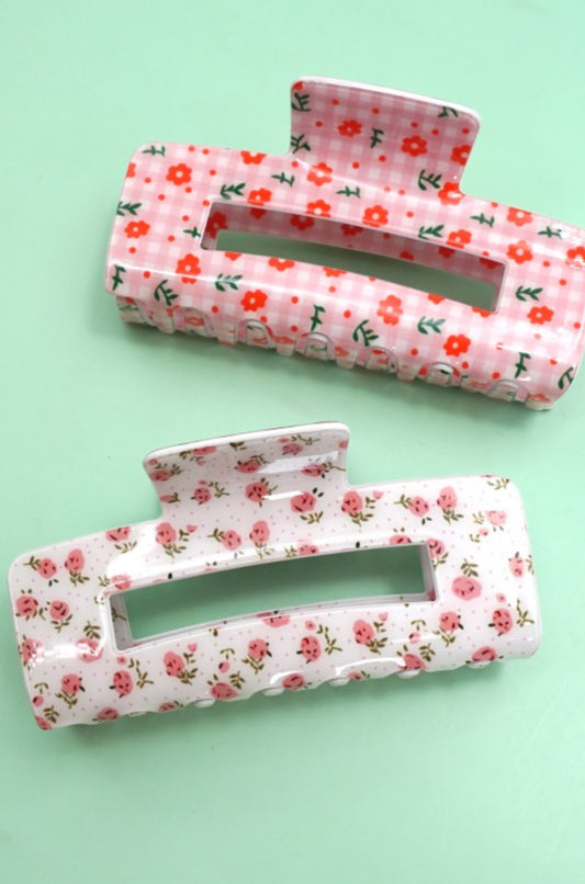 FLORAL DAISY ROSE CLIPS