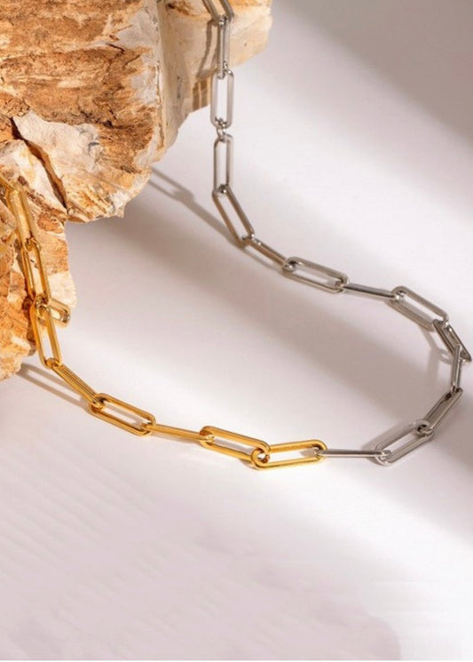 TWO TONE NECKLACE