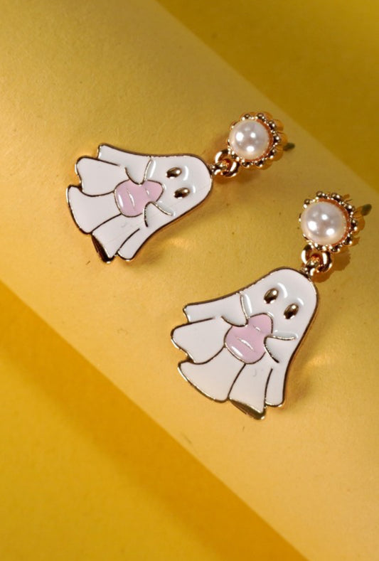 Girly Ghost Drop Earrings