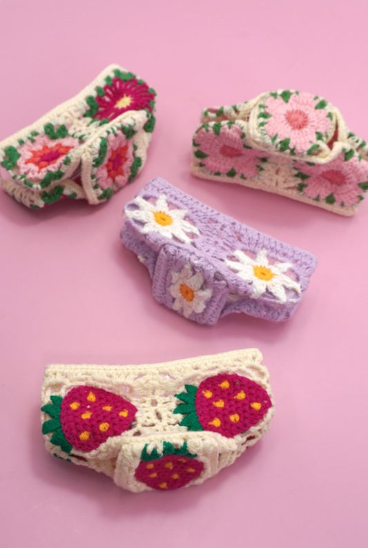 Handmade Crochet Clips