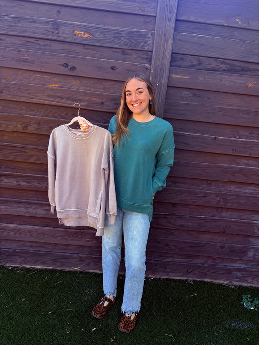 Relaxed Pullover With Pockets