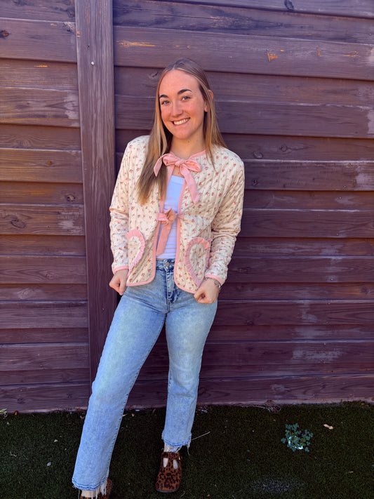 Quilted Queen Of Hearts Jacket
