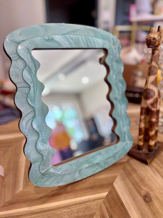 Blue Marble Mirror