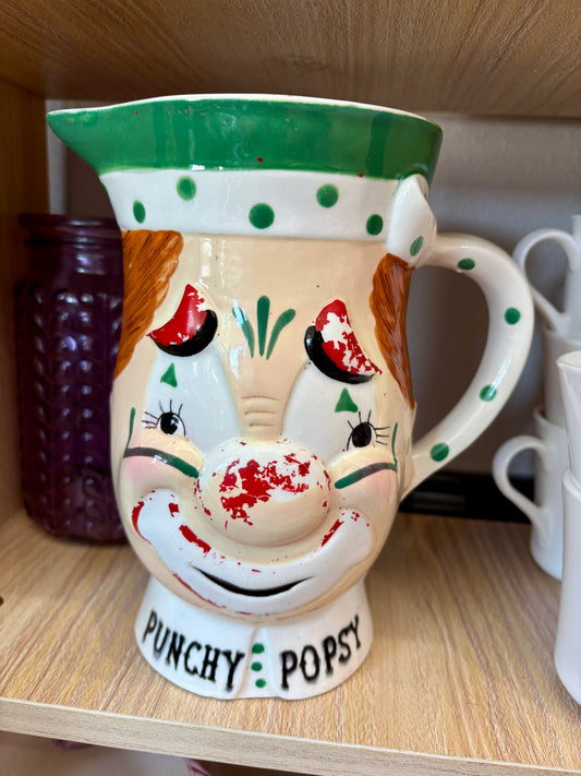 Punchy Popsy Clown Pitcher