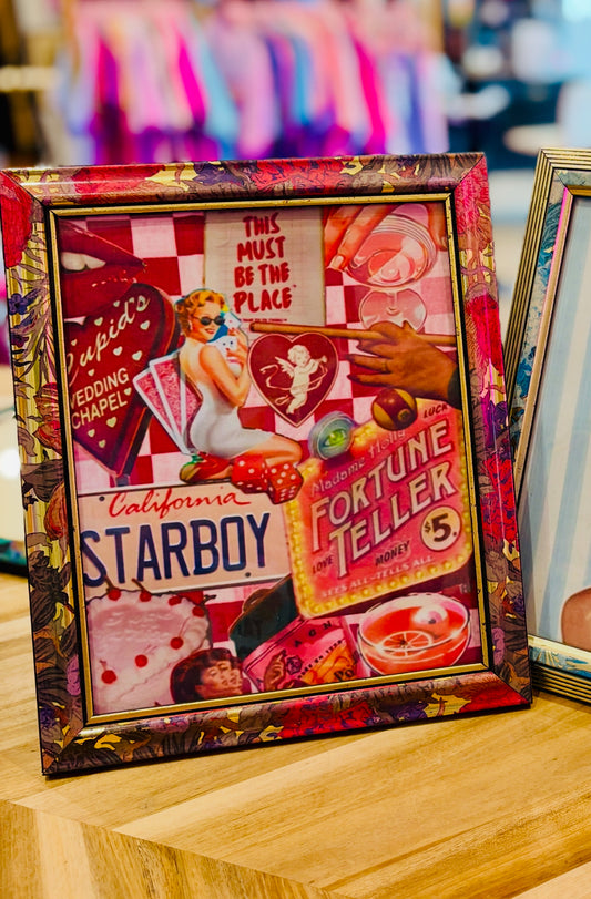 STARBOY Red Collage Frame 8x10
