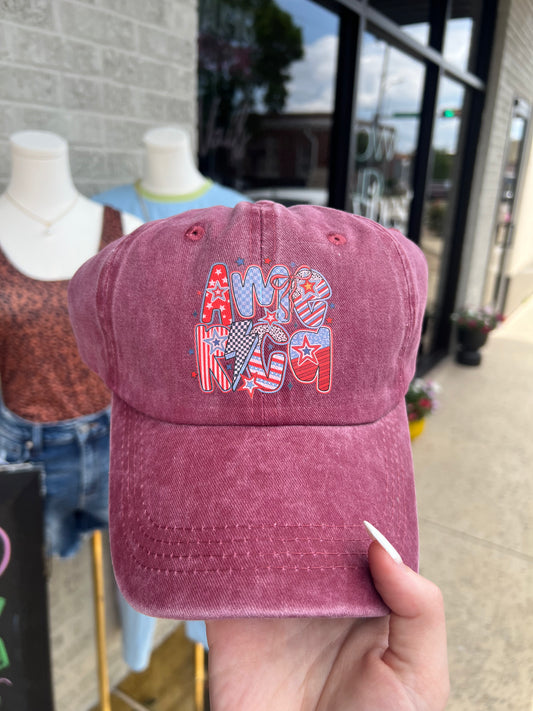 AMERICA BASEBALL CAP