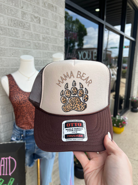 MAMA BEAR TRUCKER HAT