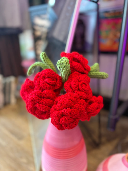 Hand Crochet Flower Bouquet