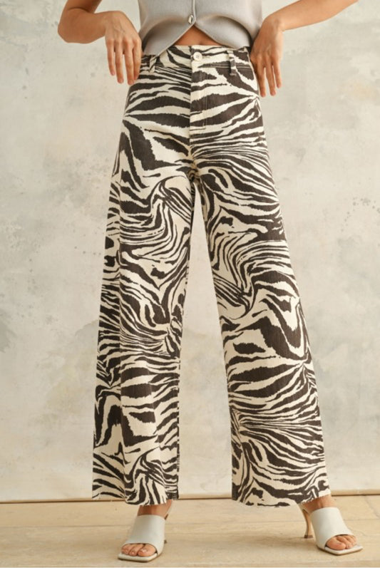 {DIBS} Anna Zebra Stretch Pants