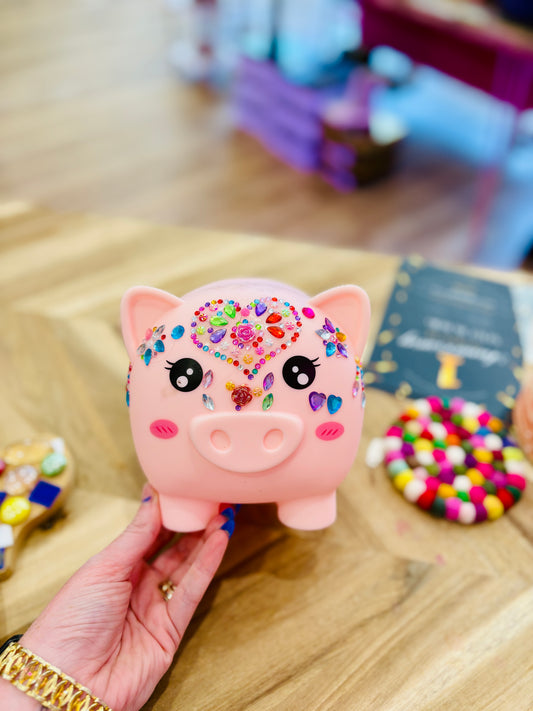 Vintage Girly Piggy Bank