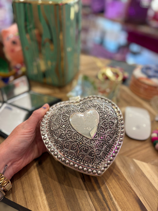 Vtg Jewelry Trinket Box