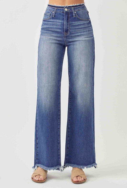 High Rise Wide Leg Jeans