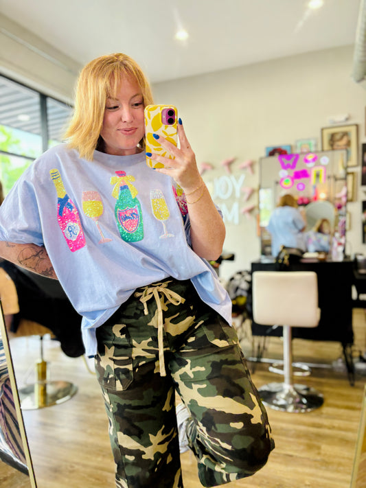 Happy Hour Oversized Tee