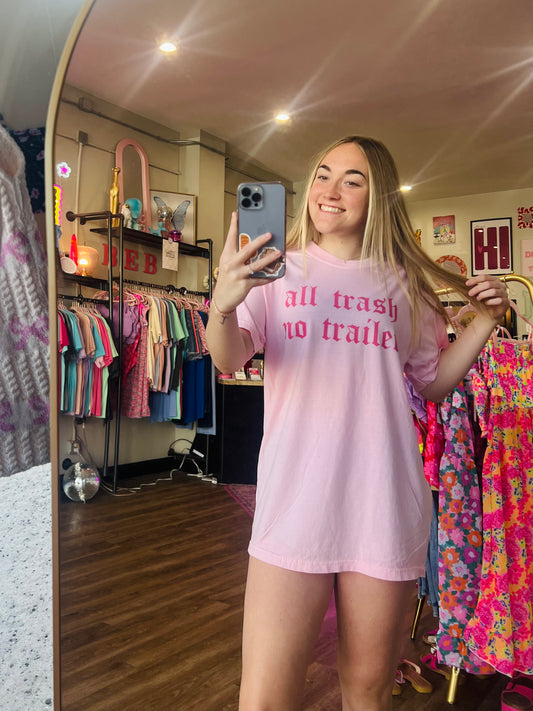 ALL TRASH NO TRAILER TEE