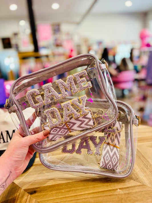 Clear Grey Game Day Bag