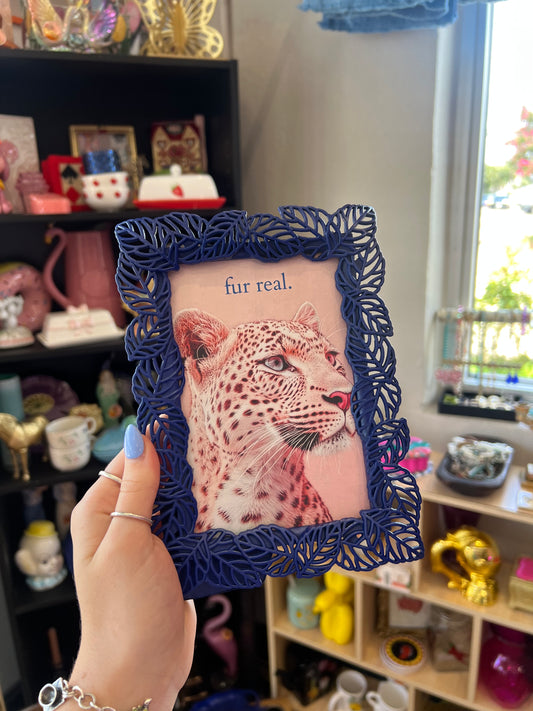 Blue Fur Real Frame