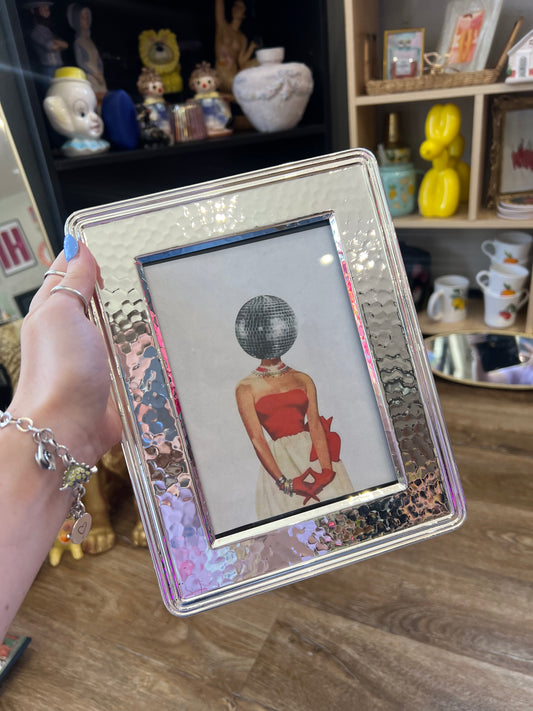 Silver Disco Ball Girl