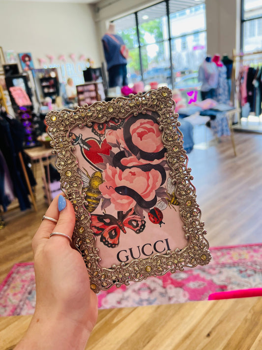 Gold Gucci Frame