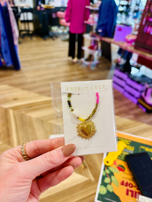 HeartBurst Colorful Necklace