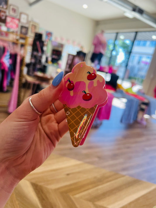Ice Cream Cone Clip