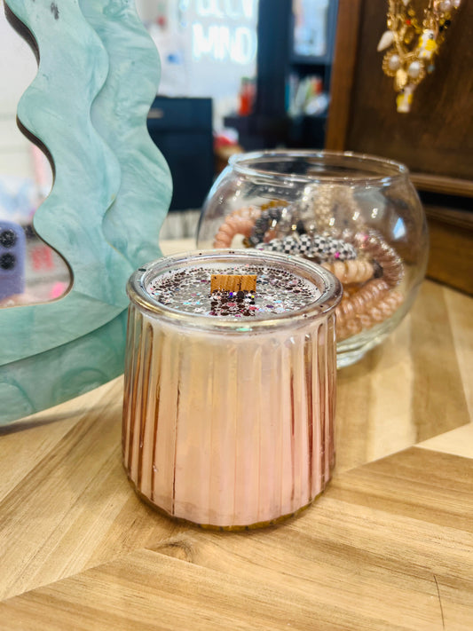 Iridescent 10oz Pink Pony Club Candle