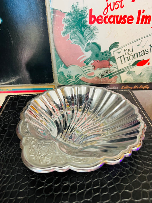 Silver Shell Dish