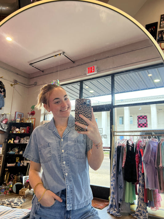 Vintage True Grit American Denim Top L
