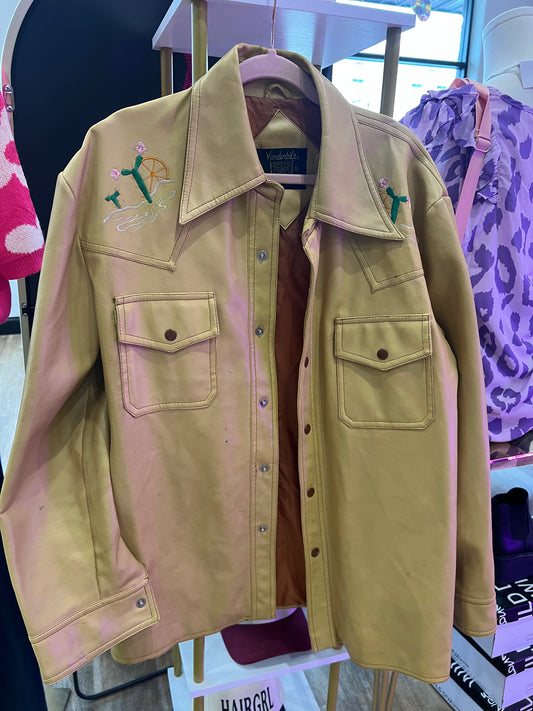 Vanderbilt Faux Leather Jacket (XL)