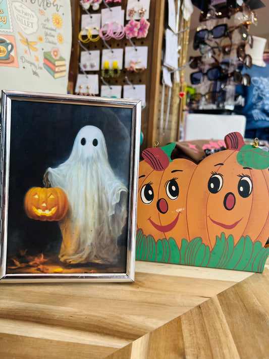Pumpkin Ghost Frame