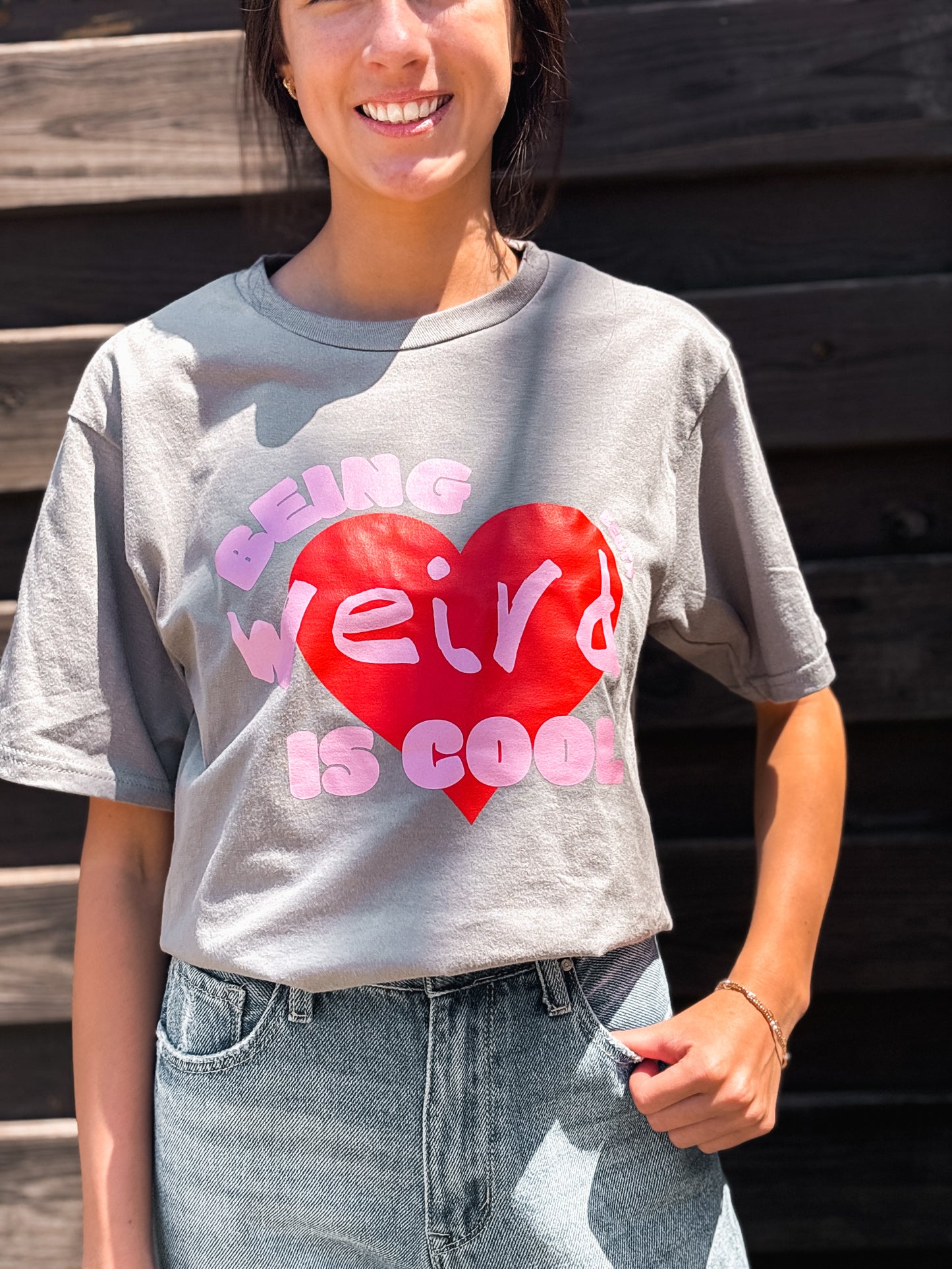 BEING WEIRD IS COOL TEE