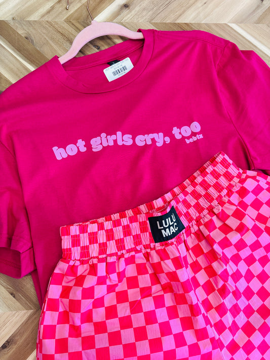 HOT GIRLS CRY TOO TEE